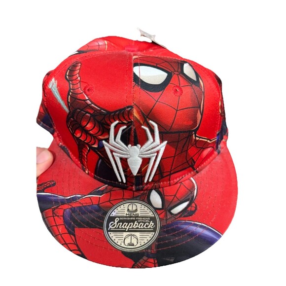 Marvel Spider-Man Red Snapback Hat Men’s One Size Berkshire Fashions Licensed - Picture 1 of 6